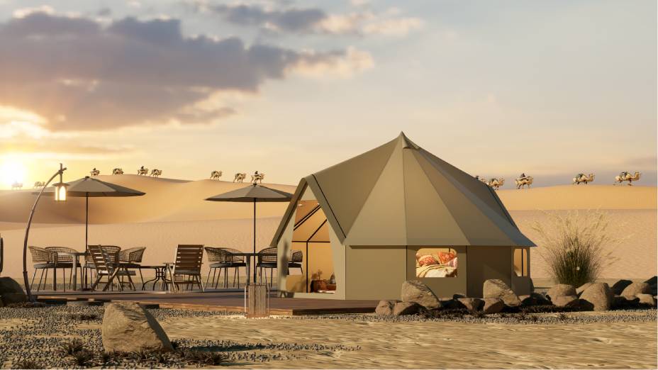 青岛露营酒店帐篷厂家